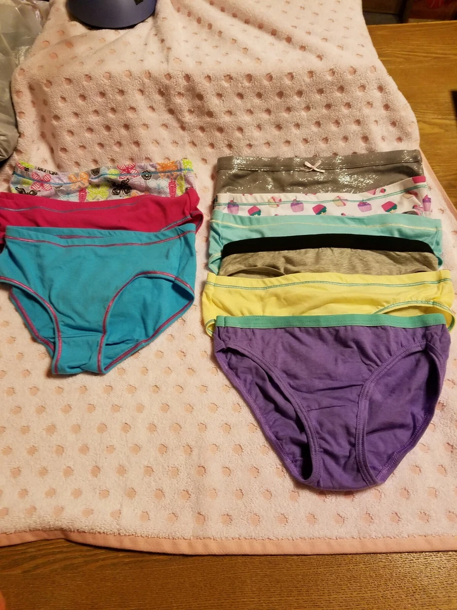 9 New Pairs of Girls Underwear~Cat & Jack~Hanes~Fruit of the Loom