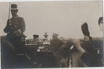 MÜNCHEN Prinzregent Luitpold + Graf Zeppelin 2.4.1909 Landung Oberwiesenfeld TOP