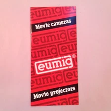 Vintage 1976 Eumig Movie Cameras Projectors Color Brochure Catalog Austria Film