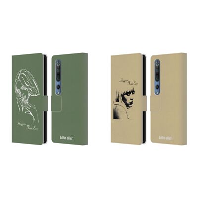 OFFICIAL BILLIE EILISH HAPPIER THAN EVER LEATHER BOOK CASE FOR XIAOMI PHONES