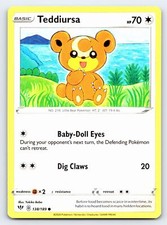 Teddiursa 138/189 Common Darkness Ablaze Pokemon Card - NM Near Mint