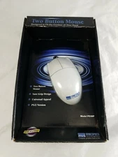 Micro Innovations Two Button Mouse PS/2 Connector PD39P NIP
