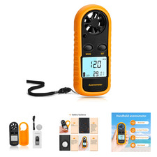 Digital Anemometer Handheld Wind Speed Meter ...