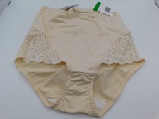 Bali 2 Pack Shapewear Lace Leg Brief Firm Control Panties Microfiber X054-NWT
