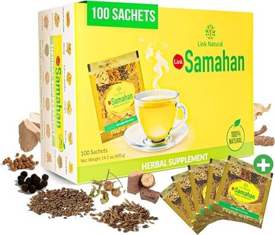 Samahan Natural Herbal tea Ayurvedic Drink for cold & Throat comfort  Sri Lanka