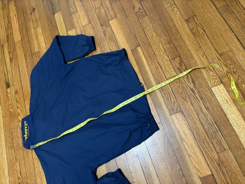 Burberrys Mens Windbreaker Jacket Sz XL Blue Full Zip Nylon Pockets Casual Golf - Picture 11 of 18