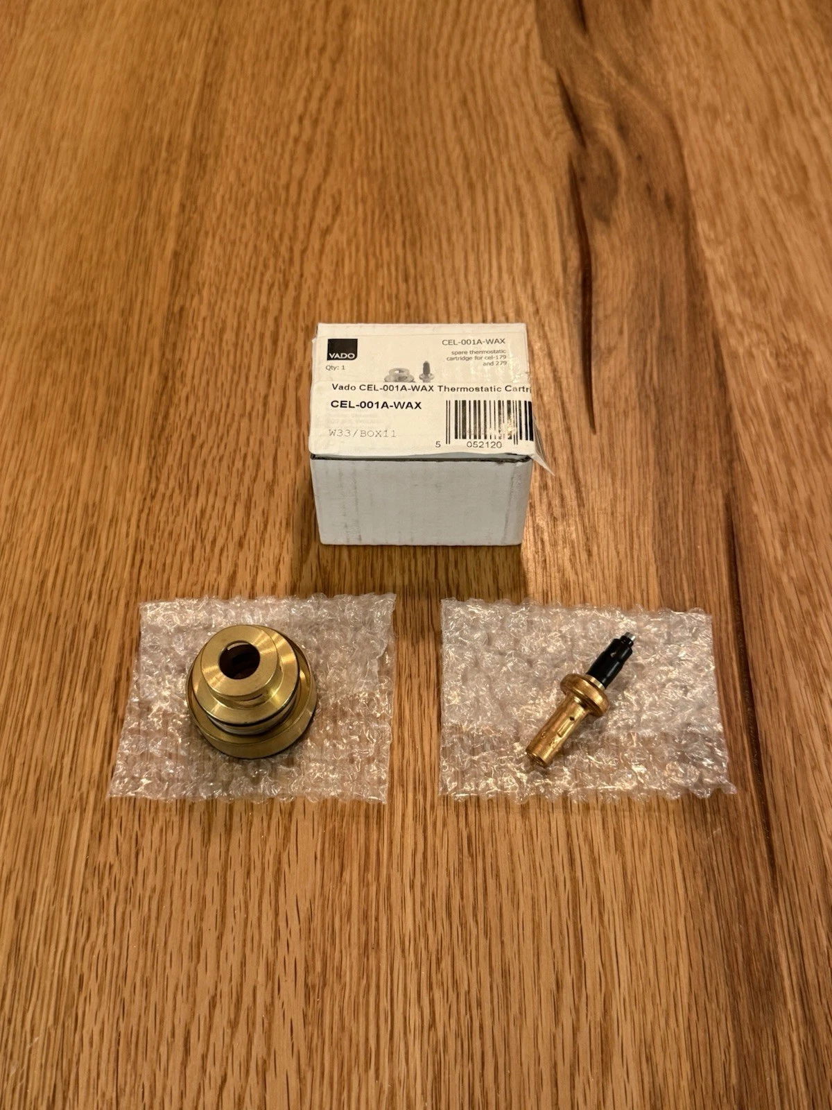 Vado CEL-001A-WAX Wax Thermostatic Element Assembly Brass - Brand New Boxed