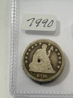 1876 CC SEATED LIBERTY QUARTER