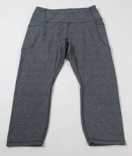 Rbx Reebok Women's Gray Capri Legging Size M