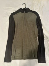 Smartwool Men’s Merino 250 Base Layer 1/4 Zip - Green, Small