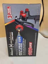 Black Widow by Spectrum 56152 Professional HVLP Spray Gun w/ Side Fan Control