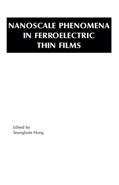 Seungbum Hong | Nanoscale Phenomena In Ferroelectric Thin Films | Taschenbuch-image