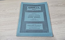 SUBASTA BRILLANTE GATOS, CENTAVOS DE PLATA ANGLOSAJONES, F, ELMORE JONES ESQ, 1971
