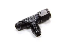  -6AN T Female Swivel On Run - Black 