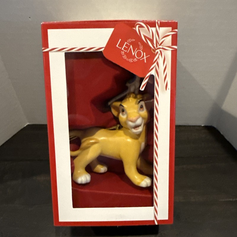 Simba And Zazu Lenox Disney Showcase Lion King Porcelain Ornament #870659