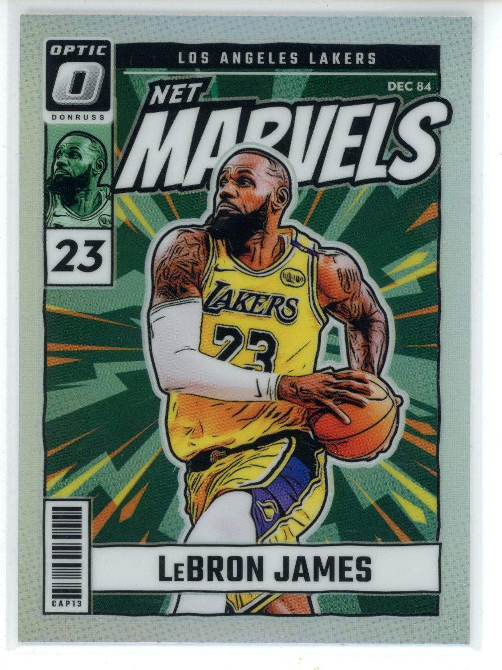 2024-25 Donruss Optic #24 LeBron James Net Marvels Holo Lakers SP