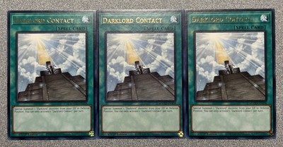 Darklord Contact MAGO-EN108 (x3) Maximum Gold, Rare 1st Edition NM