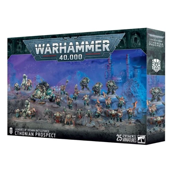 A Games Workshop Warhammer 40k Chaos Space Marines Battleforce, including unused miniatures still on