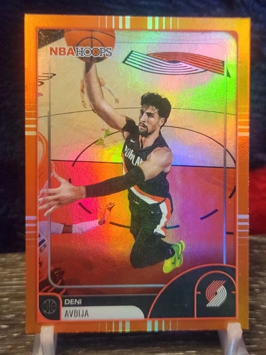 2025-26 Topps NBA HOOPS Basketball Deni Avdija ORANGE FOIL PARALLEL #89