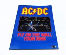 AC/DC ACDC Fly On The Wall US Tour 1986 Official Programme Program Booklet