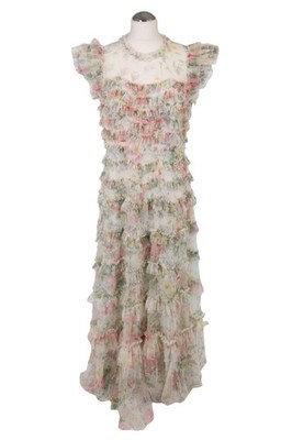 Needle & Thread Damen Kleid Gr. 42 (UK 16) Mehrfarbig NEU A-Linie Maxikleid
