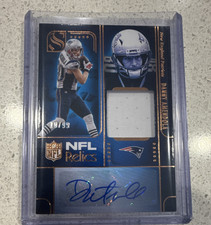 Panini 2025 Silhouette NFL Relics Danny Amendola Patch Auto /99 Patriots