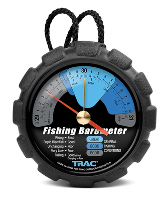 #ad Fishing Barometer Features an Adjustable Pressure Change Indicator with Refere $41.65