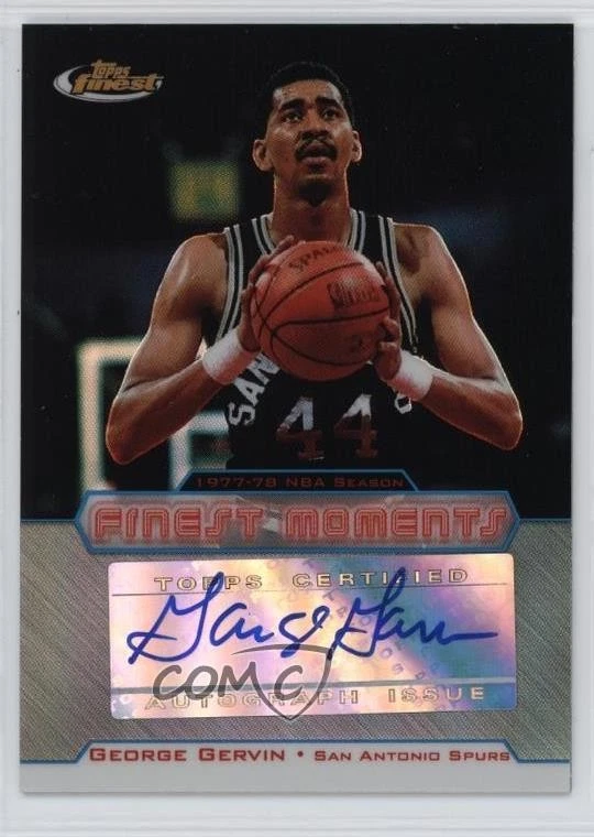 Topps George Gervin Basketball Serial Numbered Sports Trading