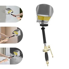 4 Jet Mortar Cement Spray Gun With Hopper Bucket Concrete Wall Stucco Sprayer