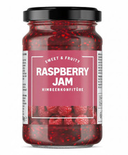 Blueberry, Apricot, Raspberry & Peach Fruit Jam 454g Sweet Breakfast Spread UK