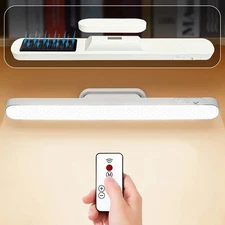 LED Desk Lamp Magnetic Night Light USB Rechargeable Table Lamp Remote Eye-protec