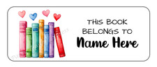 30 THIS BOOK BELONGS TO/FROM LIBRARY OF/STICKERS LABELS/TEACHER - PERSONALIZED