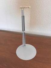 White Adjustable Doll Stand 11 Inch