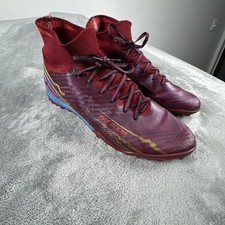 Nike Zoom Mercurial Super Fly 9 Mens 9.5 Red Academy Turf Soccer Cleats