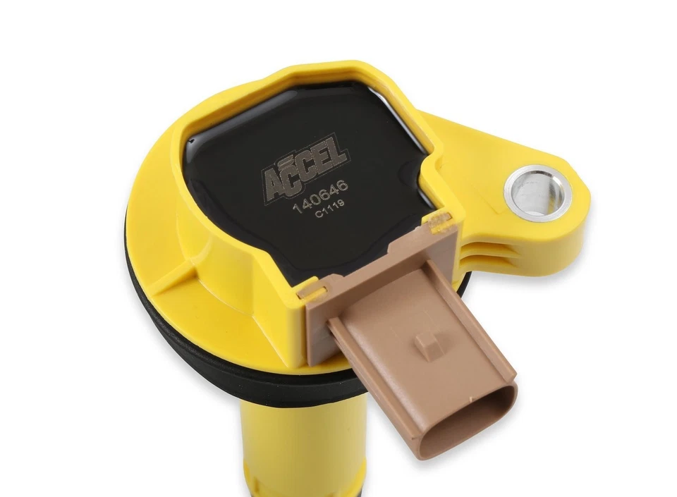 Juego de bobinas de encendido Accel 14066-6 Super Coil Ford 3,5 L V6 EcoBoost aplicación de 3 pines Foto 4 de 4