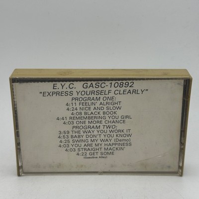 E.Y.C. Express Yourself Clearly 1993 Cassette Gasoline Alley  Advance PROMO