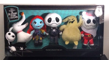 Nightmare Before Christmas 5 Pc Plush Collector Set New Gift Ready