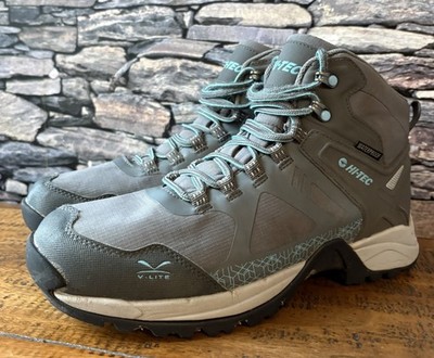 Hi-Tec Damen V-Lite Psych Waterproof Stiefel UK 7 EU40 Grau Wanderschuhe 