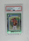 2024 PANINI DONRUSS OPTIC GREEN VELOCITY #248 JAYDEN DANIELS ROOKIE RC PSA 8