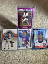 1990 Fleer Ryan Sandberg  Plus MoreChicago Cubs Baseball Card Hall of Famer