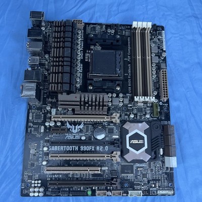ASUS Sabertooth 990FX R2.0 Motherboard Socket AM3 Untested Parts Or Repairs #1