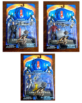 SALE: LOST IN SPACE 1997 SCI-FI MOVIE TOYS MOC LOT (3) JUDY, DR. SMITH T6