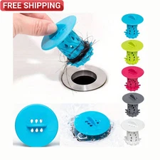 Bathroom Drain Stopper Hair Catcher Tub Shower Sink Drain Strainer Filter NEW