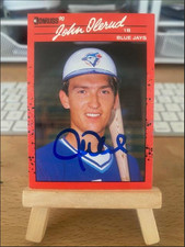 1990 Donruss John Olerud ROOKIE RC AUTO Signed Blue Jays Batting Champ