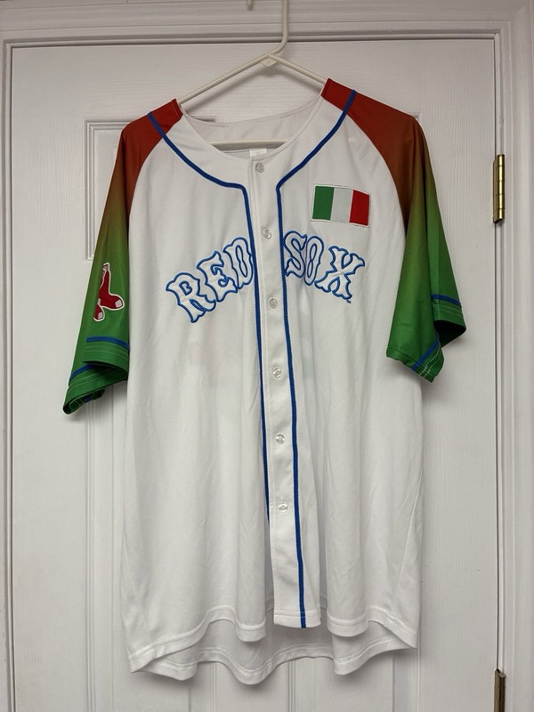 Red-Sox Italian Jersey Italy 24 Size XL Baseball SGA