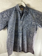 Reyn Spooner 50 Th Anniversary Hawaiian Shirt MEDIUM Vintage Cotton Free Ship