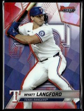 2025 Bowman's Best #63 Wyatt Langford Red Refractor /5 SSP