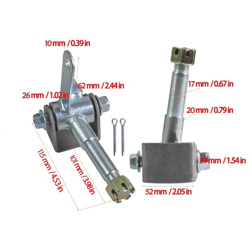 Mozzo sterzo anteriore 32" go kart asse vivo posteriore ruote 5" carrello corsa drift trike - Foto 15 di 28