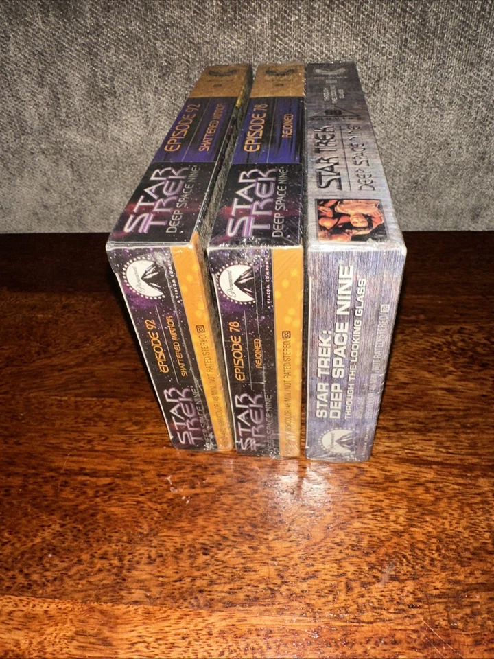 (3) SEALED Star Trek Deep Space Nine VHS Episodes 66-78-92 - Image 4 of 4