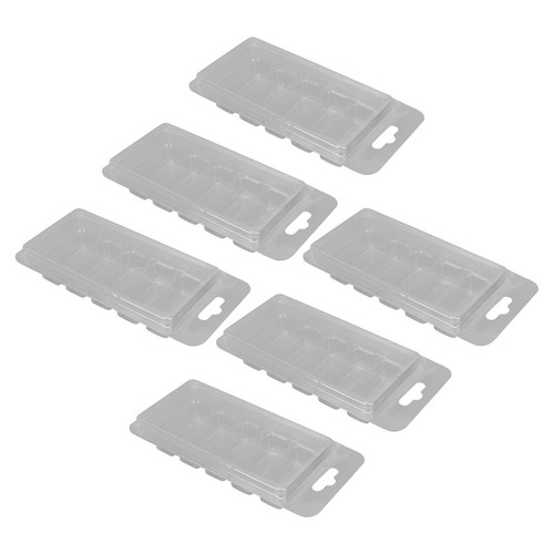 100pcs 5-core Wax Melting Mold Empty Transparent Wax Melting Container Chocolate - Picture 12 of 12